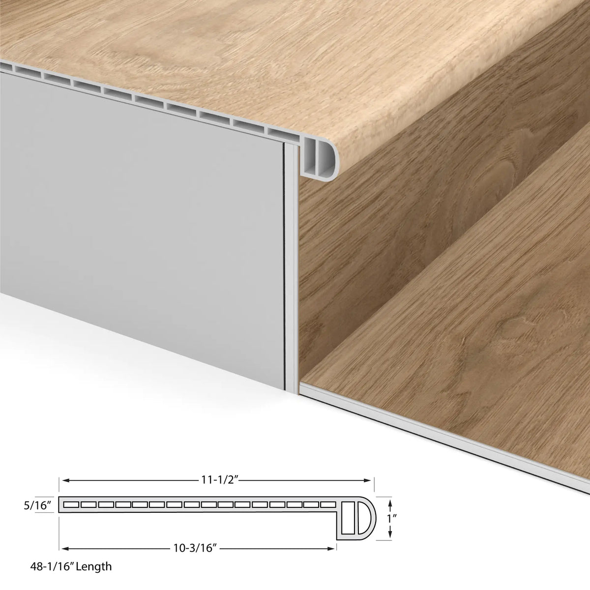 Cantina Oak Cali Vinyl Stair Tread