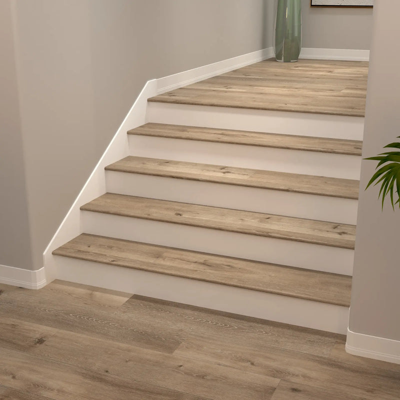 Aged Hickory Cali Vinyl Stair Nosing Flush Classic