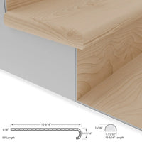 Caspar Cream Cali Vinyl Stair Tread