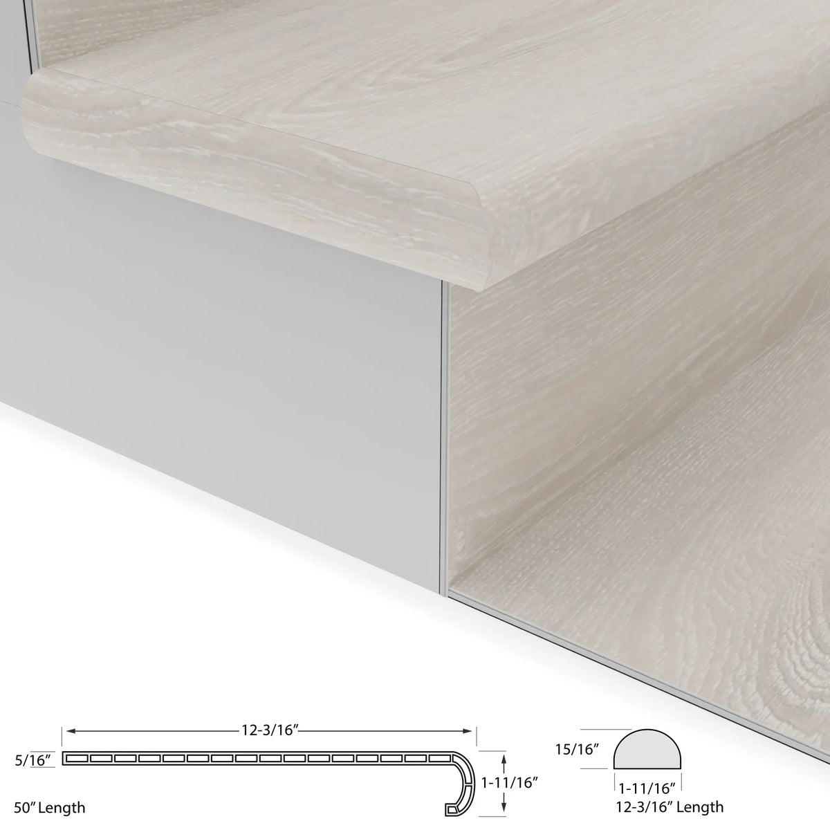 Castaway Oak Tread w/ Cap Universal