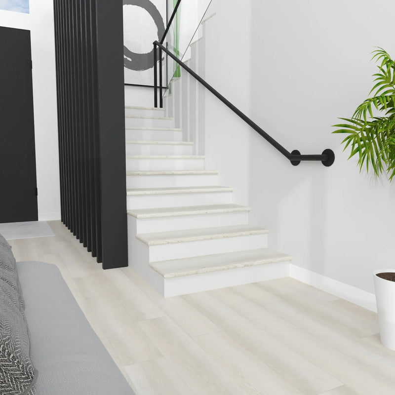 Crystal Crescent Laguna Vinyl Stair Tread w/ Cap