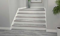 Gray Ash Cali Vinyl Stair Nosing Overlap Windansea