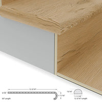 Hidden Palm Stair Tread w/ Cap