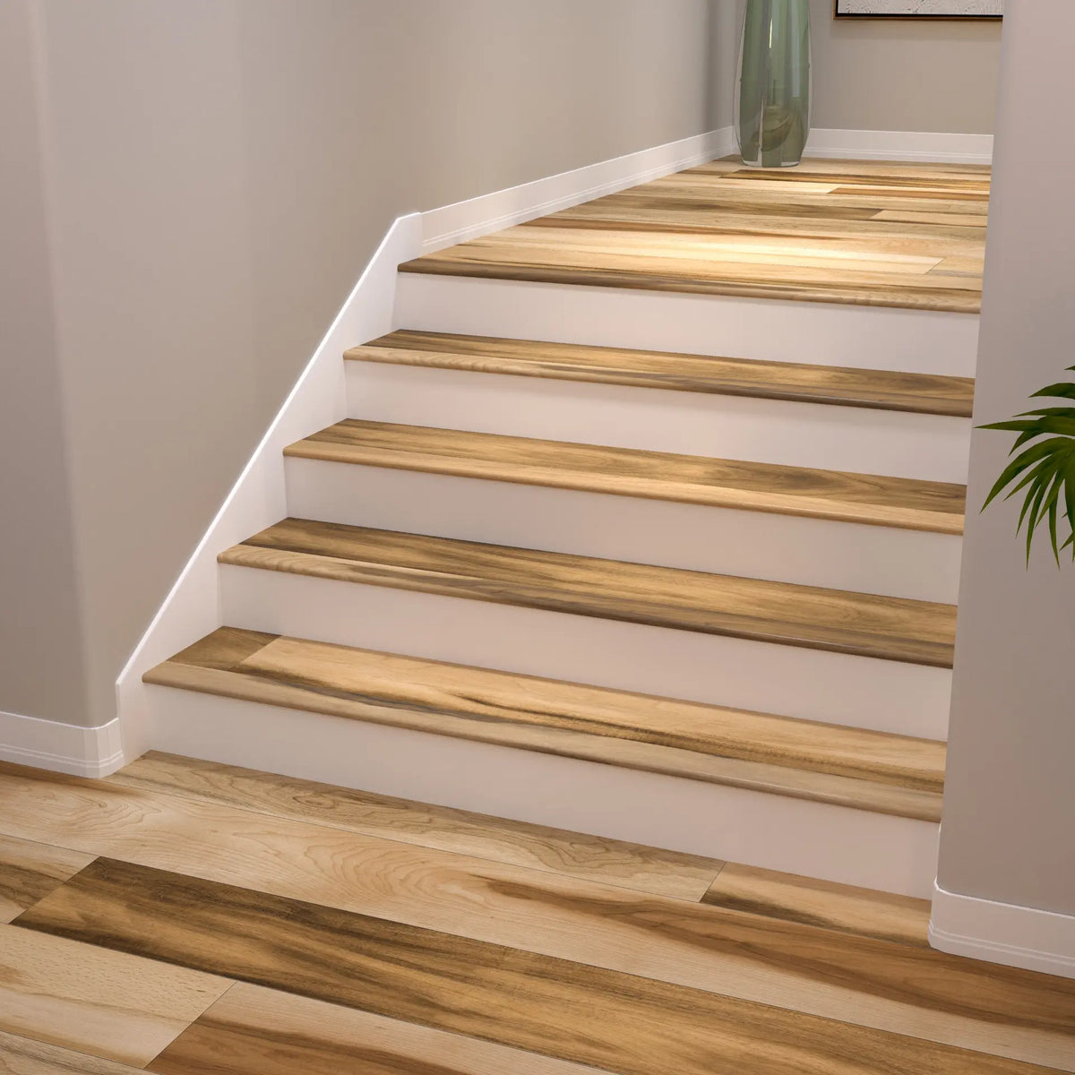 Huntington Hickory Cali Vinyl Stair Nosing Flush