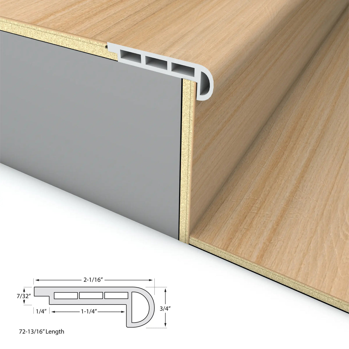 Locals Only Stair Nosing Flush 6.5mm