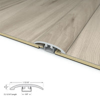 Railway Gray Multi-Purpose Trim (Reducer and T-mold) 6.5mm