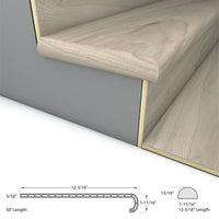 Railway Gray Tread w/ Cap Universal