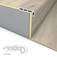 Railway Gray Stair Nosing Flush 6.5mm