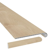 Sandstone Wash Laguna Vinyl Stair Tread w/ Cap