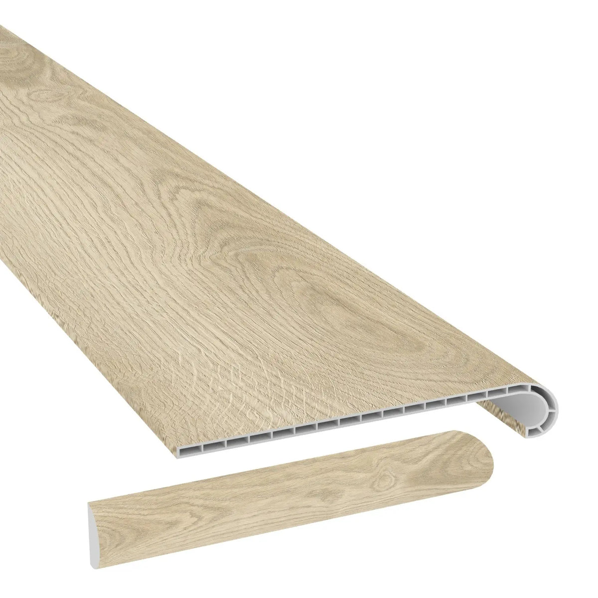 Sawdust Stroll Laguna Vinyl Stair Tread w/ Cap