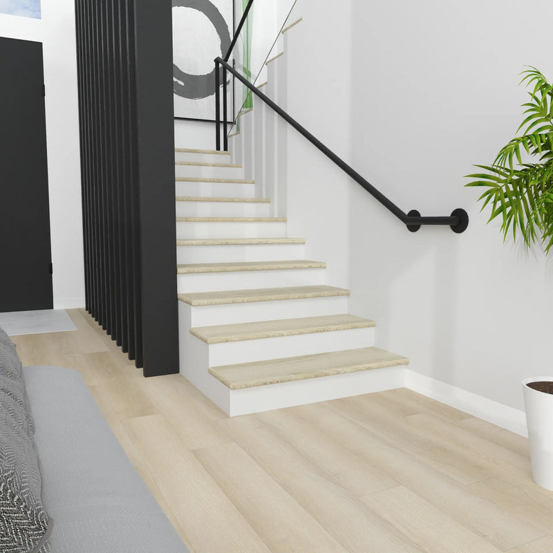 Sawdust Stroll Laguna Vinyl Stair Tread w/ Cap