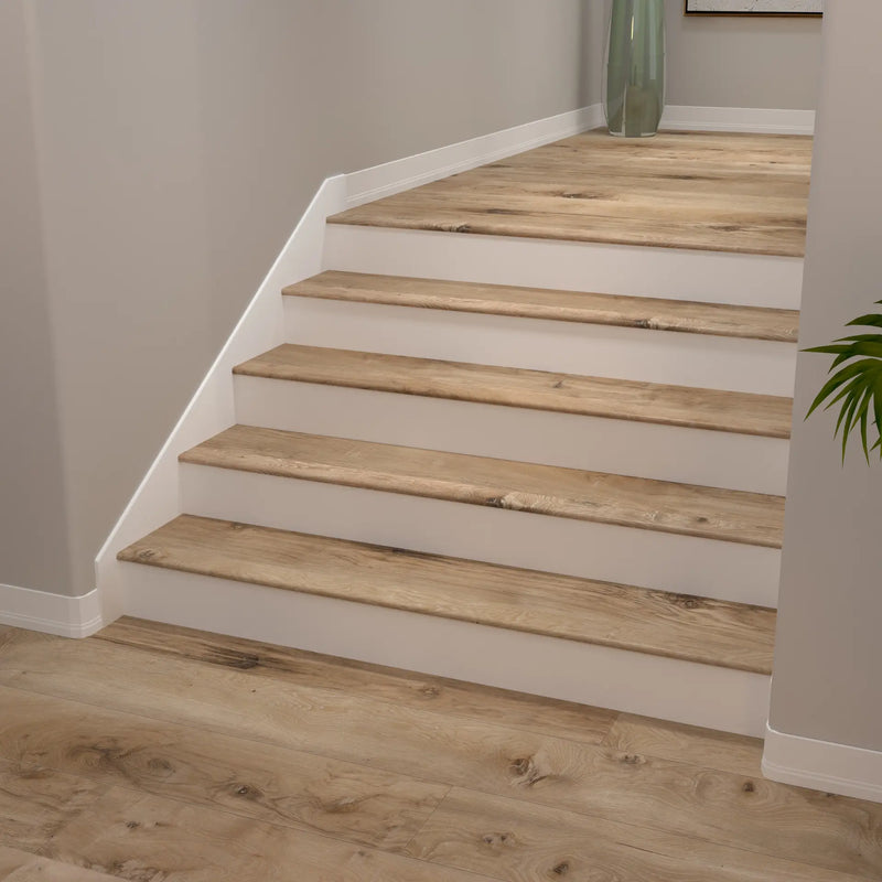 Seaboard Oak Cali Vinyl Stair Nosing Flush Classic
