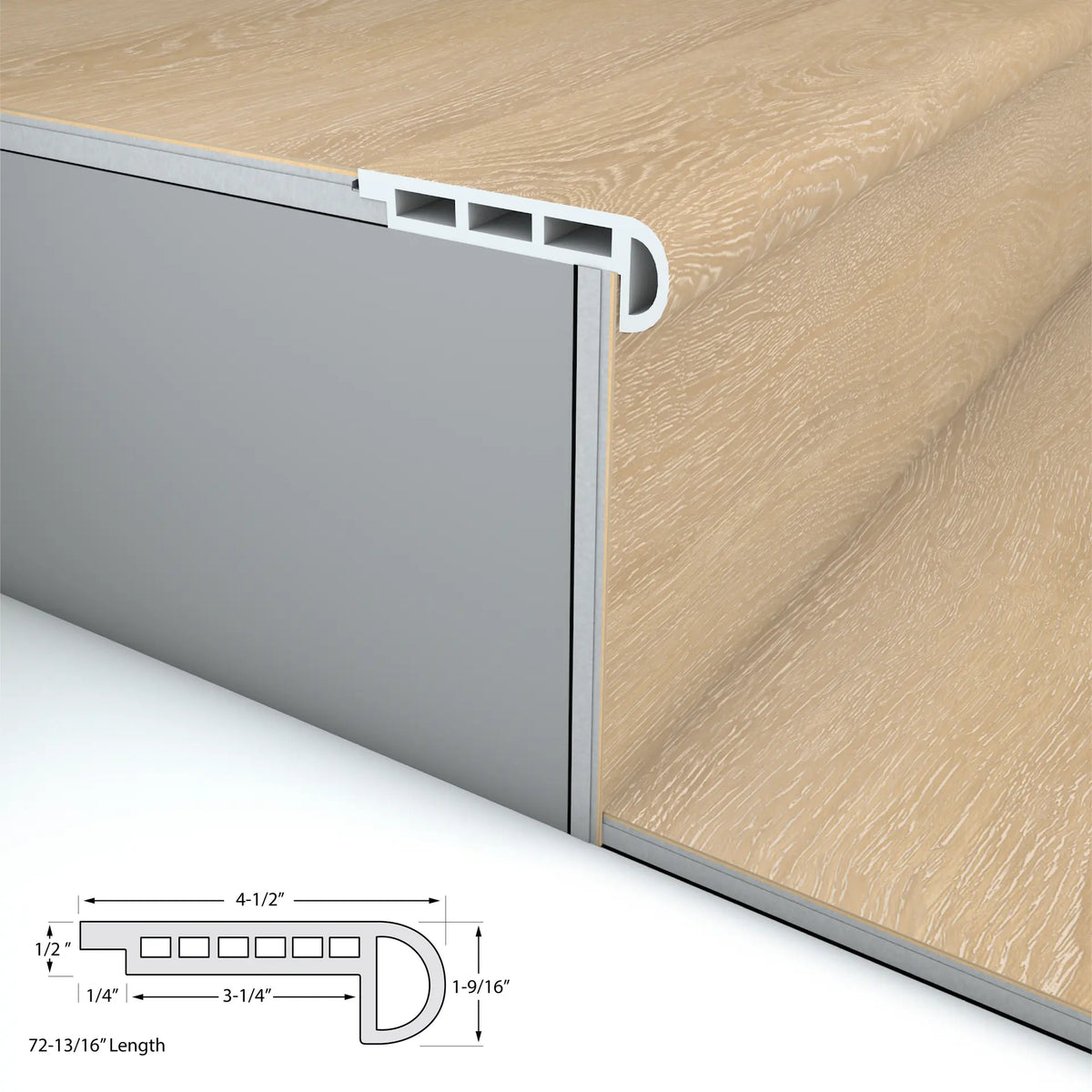 Sunset Swell Stair Nosing Flush 6.5mm
