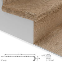 Tourmaline Toast Cali Vinyl Stair Tread